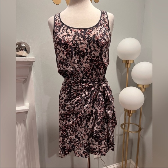 EUC Club Monaco Silk Floral Tank Dress - Picture 2 of 9